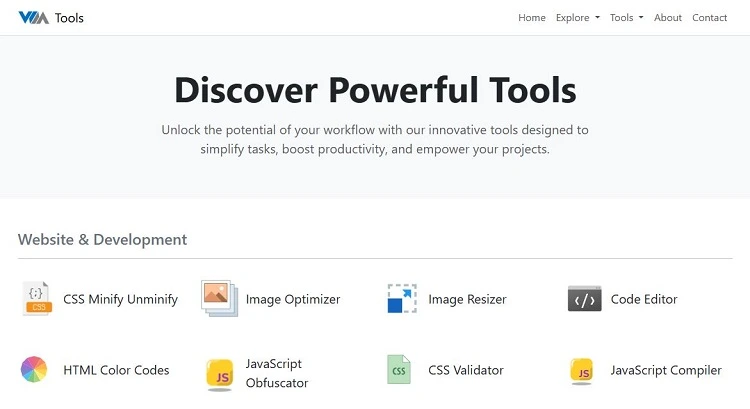 Free Online Tools Platform for Developers, Designers & SEO Professionals