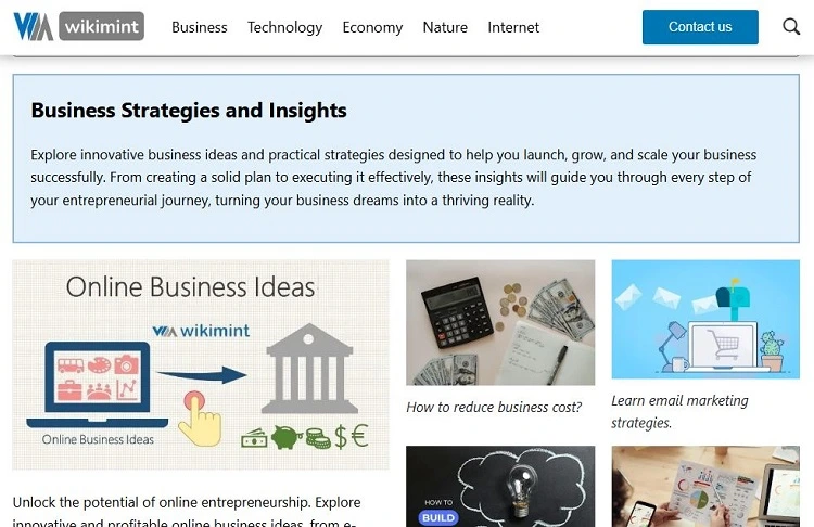 Wikimint: Blog on Finance, Business & Marketing Strategy